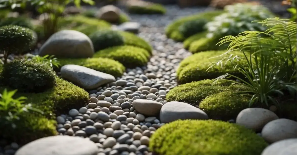 Indoor Zen Garden: 20 Ideas For Creating Oasis Of Calm 2024 1 Indoor Zen Garden: Zen garden with carefully raked gravel, balanced rocks, and lush greenery. A serene pond reflects the surrounding plants, creating a harmonious atmosphere