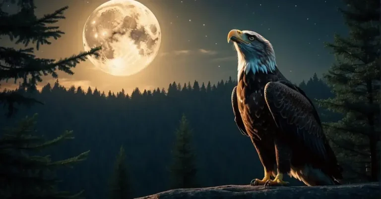 20+ Native American Spiritual Quotes You Will Love 2024 144 Native American Spiritual Quotes: A lone wolf howls under the full moon, surrounded by the tranquil beauty of a dense forest. An eagle soars high above, symbolizing freedom and connection to the spiritual realm
