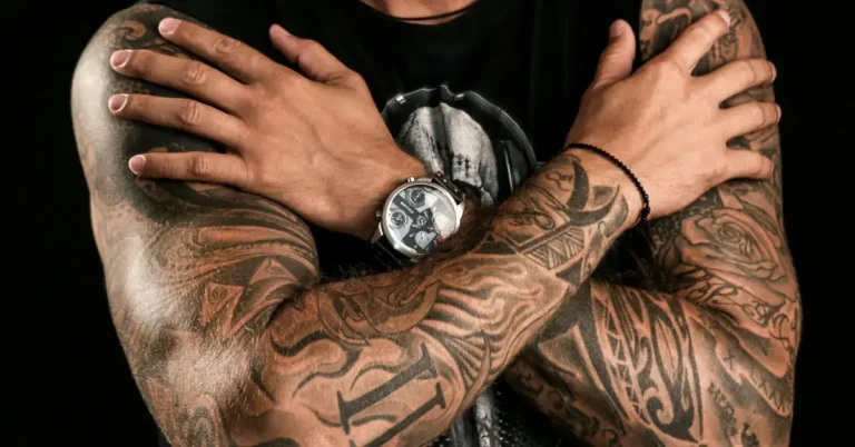 20+ Spiritual Sleeve Tattoos You´ve Been Looking For 2024 87 Spiritual Sleeve Tattoos a men had a lot of tattoos on his arm