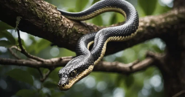 20+ Snake Tattoo Spiritual Meaning You Will Love 2024 198 snake tattoo spiritual meaning: A snake tattoo coils around a tree branch, symbolizing personal identity and spiritual meaning