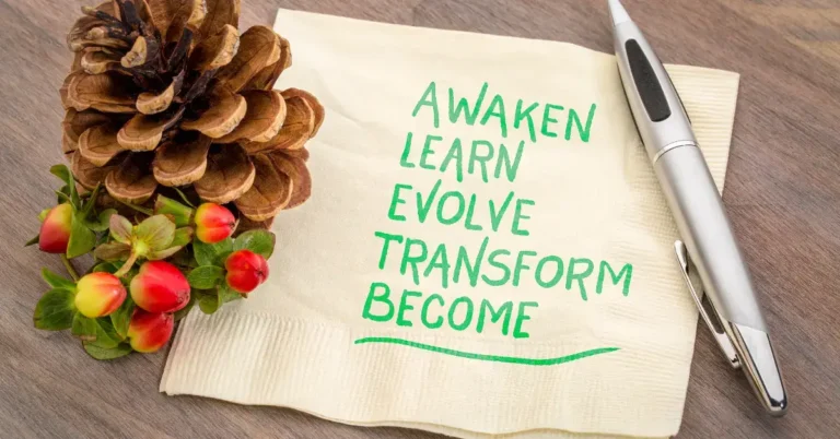 20+ Spiritual Awakening Quotes in 2024: My Personal Favorites 156 spiritual awakening quotes: There is a Sheet of Paper with a quote.