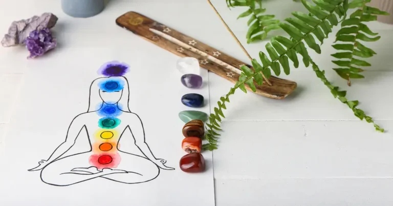 Chakra Meditation: A Guide to Balancing Energy Centers 2024 7 Chakra Meditation: there is a picture with the chakras and stones.