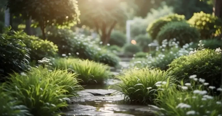 20+ Spiritual Aesthetic Art You Will Absolutely Adore 2024 108 Spiritual Aesthetic Art: A serene garden with flowing water, lush greenery, and soft natural light, evoking a sense of peace and spirituality