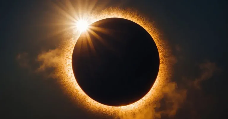 Spiritual Meaning Of Solar Eclipse: Cosmic Significance 2024 6 Spiritual Meaning Of Solar Eclipse: A solar eclipse, with the moon blocking the sun, symbolizing a powerful shift in energy and a time for spiritual reflection and transformation