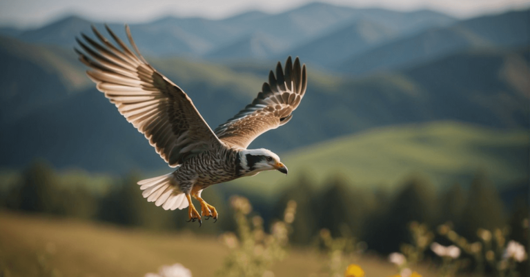 Spiritual Meaning Of Birds: Unveiling Avian Symbolism 2024 8 Spiritual Meaning of Birds: Birds soar above a tranquil landscape, symbolizing freedom and spiritual connection