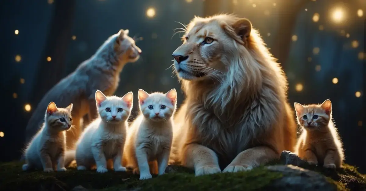 Spiritual Meaning Of Animals In Dreams: Nature's Messages 2024 1 Spiritual Meaning Of Animals In Dreams: Animals gather around a glowing, ethereal figure, representing the spiritual significance of animals in dreams