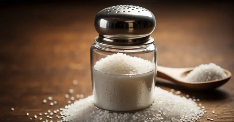 Spiritual Meaning Of Salt In The Bible: Symbolism 2024 7 Spiritual Meaning Of Salt In The Bible: A salt shaker sits on a table, surrounded by grains of salt. A beam of light shines down on it, symbolizing the spiritual significance of salt in the Bible