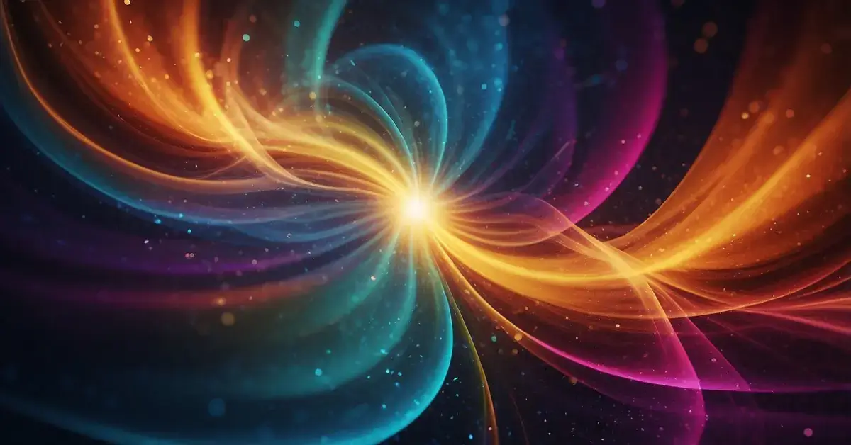 Aura Colors: Discover What Your Energy Says About You 2024 1 Aura Colors: A swirling spectrum of vibrant hues emanates from a central point, radiating outward in a mesmerizing display of energy and emotion