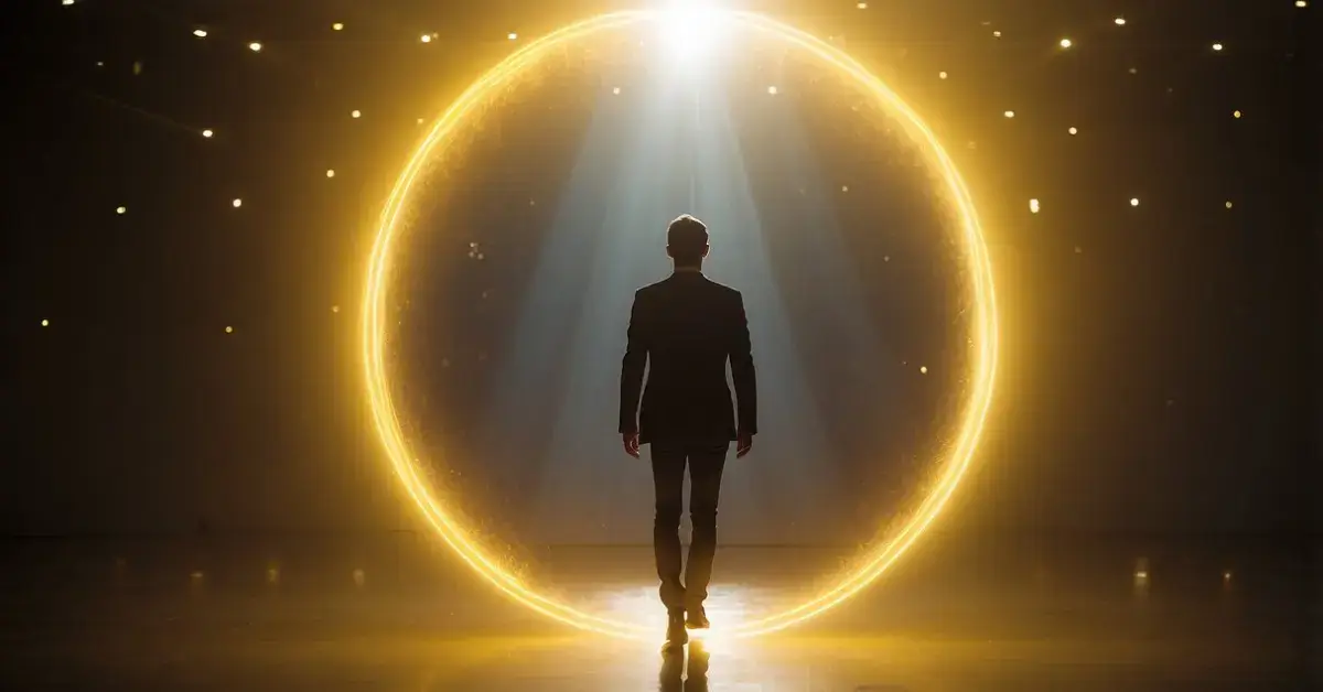 Yellow Aura Meaning: Uncovering the Joy and Positivity 2024 1 Yellow Aura Meaning: A bright yellow aura radiates from a figure, symbolizing joy and optimism. Rays of light extend outward, illuminating the surrounding environment