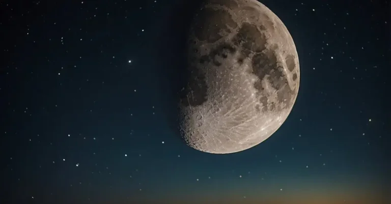 First Quarter Moon Spiritual Meaning: Growth and Balance 2024 10 First Quarter Moon Spiritual Meaning: The first quarter moon hangs in the night sky, illuminating the surroundings with its soft glow. A sense of balance and new beginnings fills the air, symbolizing growth and manifestation