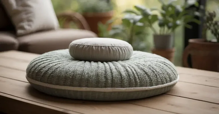 How Often Should You Meditate For Maximum Benefits? 2024 1 How Often Should You Meditate: A serene setting with a cushion or mat for meditation, surrounded by nature or peaceful decor. A soft, natural light illuminates the space, creating a calm and inviting atmosphere for practice