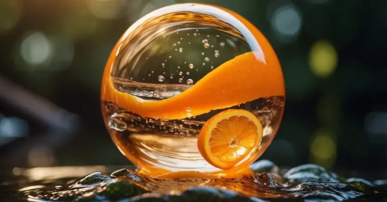 Sacral Chakra Meditation: Unlock Your Creative Energy 2024 8 Sacral Chakra Meditation: A glowing orange sphere surrounded by swirling water, with a sense of warmth and creativity emanating from it