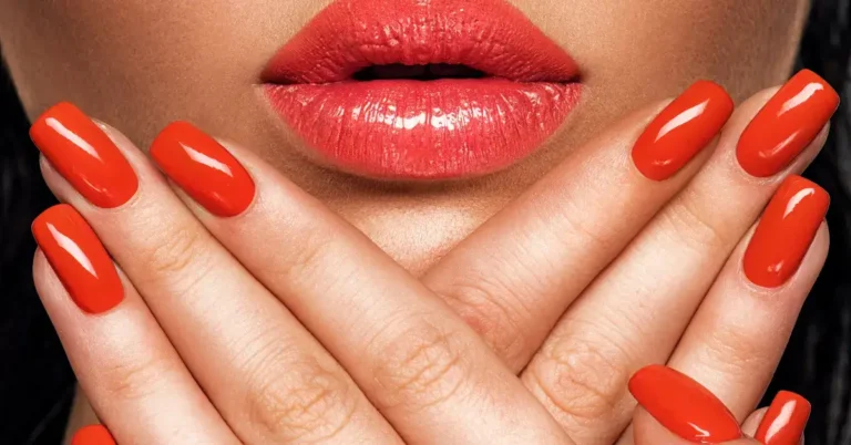 20+ Orange Aura Nails Going Viral on Social Media  10 Orange Aura Nails: orange nails