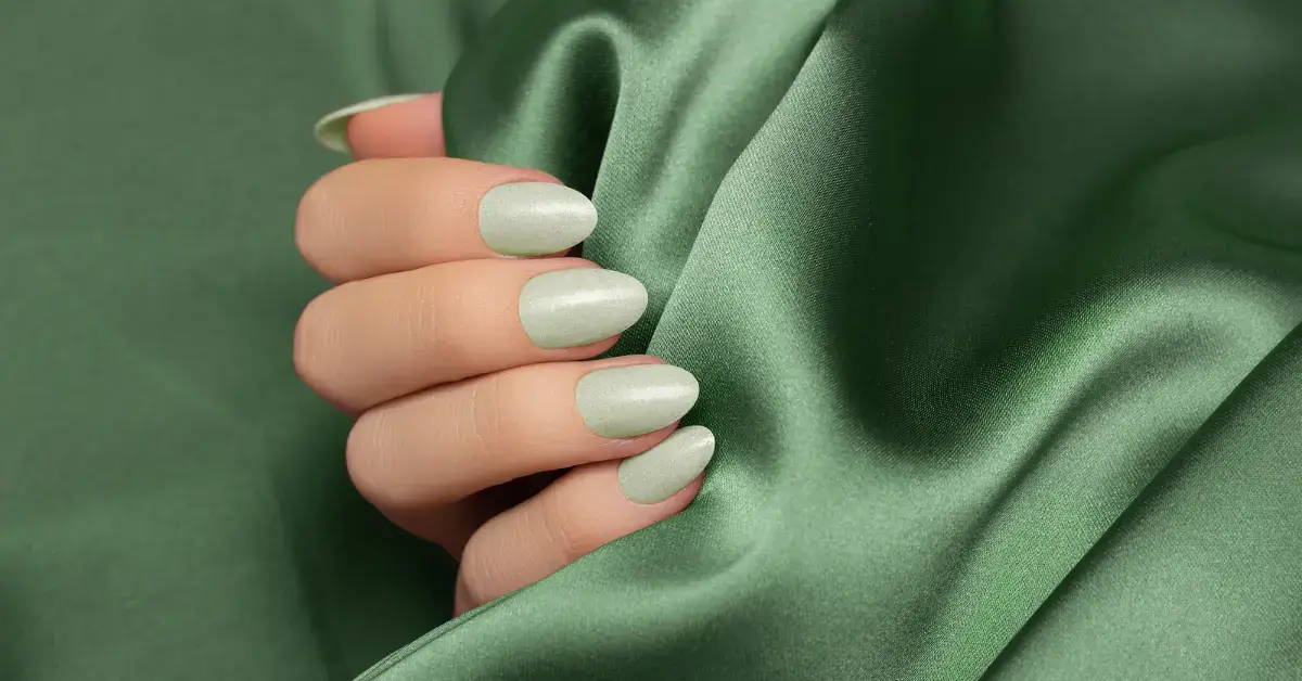 20+ Green Aura Nails Insta And TikTok Go Crazy 1 Green Aura Nails: light green nails